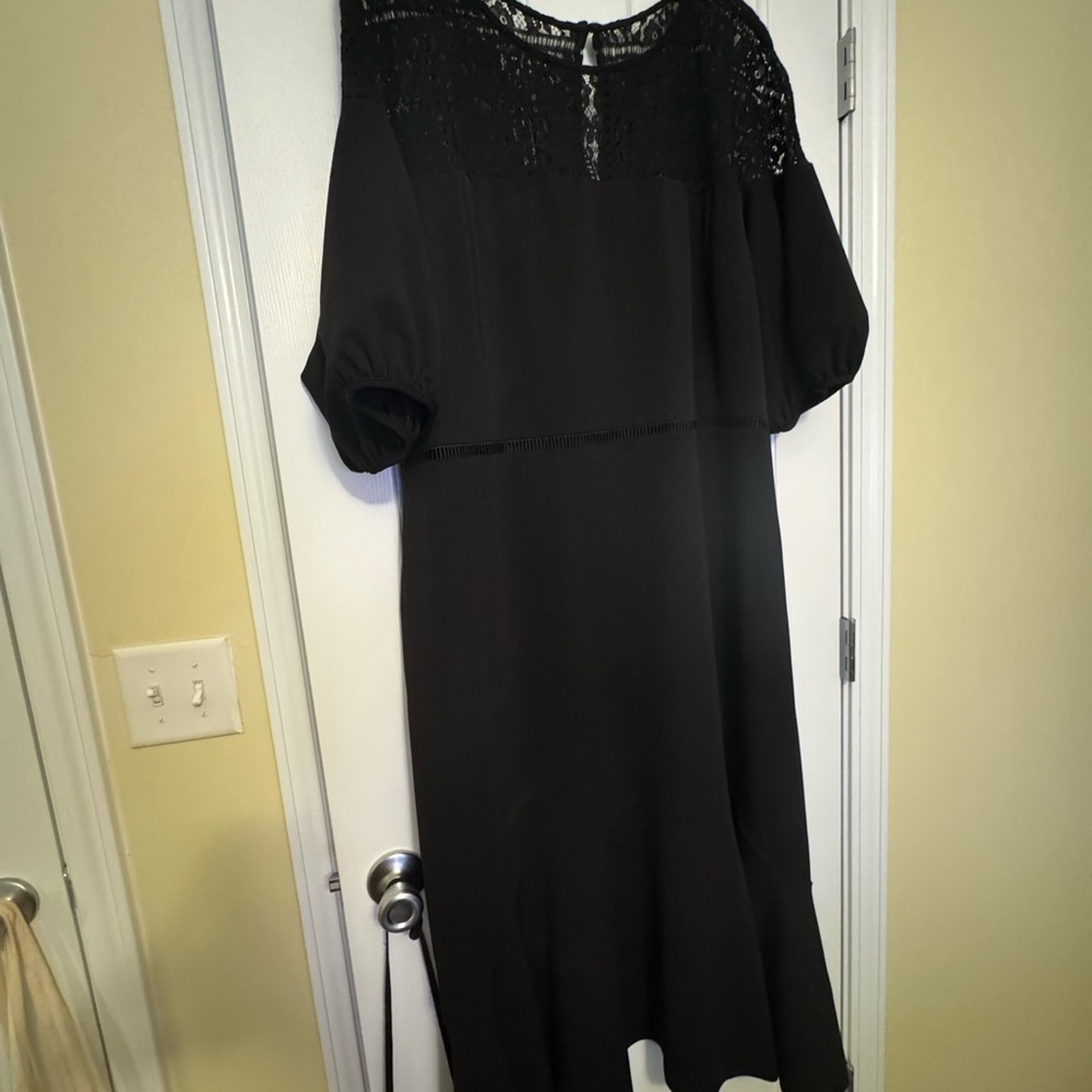 ASOS Black Embellished Dolman Sleeve Cocktail Dress